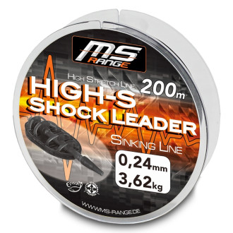 Šokový návazec MS Range High-S Shock Leader průměr: 0,24 mm