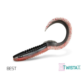 Umělá nástraha Delphin TwistaX Eeltail UVs 6cm 5ks