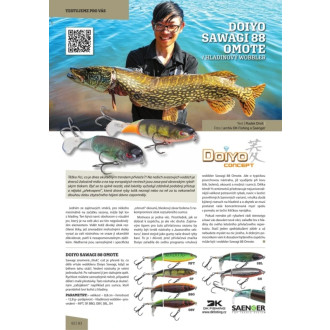 Doiyo wobler Sawagi 88 omote 8,8cm 12,8g MFT
