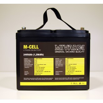Lithiová baterie Mivardi M-CELL 24V 50Ah + 10A nabíječka