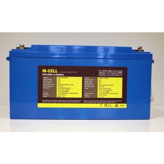 Lithiová baterie Mivardi M-CELL 24V 100Ah + 20A nabíječka