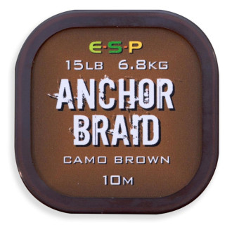 ESP návazcová šňůrka Anchor Braid Gravel Brown 15lb, 10 m