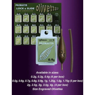 Drennan olůvka Olivettes Lock & Slide 2,0g