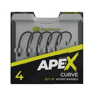 Háček RidgeMonkey Ape-X Curve Barbed 10ks