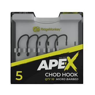 Háček RidgeMonkey Ape-X Chod Barbed 10ks