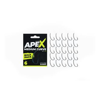 Háčky RidgeMonkey Ape-X Medium Curve Barbed Bulk Pack 25ks