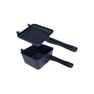 Pánev RidgeMonkey Connect Deep Pan and Griddle Granite Edition