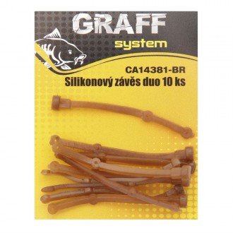Silikonový závěs Graff Duo 10ks