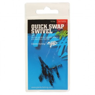Rychlovýměnný obratlík Giants Fishing Quick Swap Swivel 10ks
