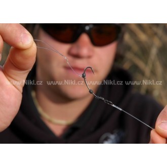 Montáž Carp´R´Us 360° Stiff Link Oval Ring & 360° Swivel 16,5cm 50lb 2ks