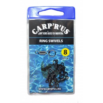 Obratlík s kroužkem Carp´R´Us Ring Swivel vel.8 8ks