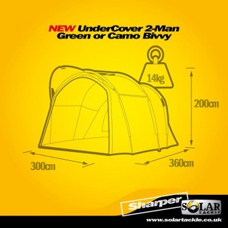 Bivak Solar Undercover Green 2-man Bivvy Outer