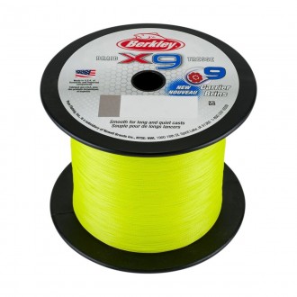 Šňůra Berkley X9 Fluro Green 1m