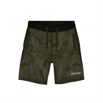 Kraťasy Sonik Camo Fleece Shorts