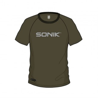 Tričko Sonik Raglan Tee Green